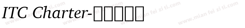 ITC Charter字体转换